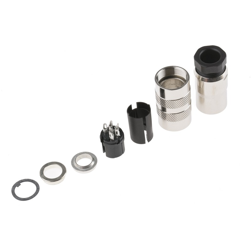 1 pcs - binder Circular Connector, 6 Contacts, Cable Mount, Miniature Connector, Socket, Female, IP67, 423 Series