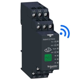 1 pcs - Schneider Electric Frequency, Phase, Voltage Monitoring Relay, 3 Phase, DPDT, DIN Rail