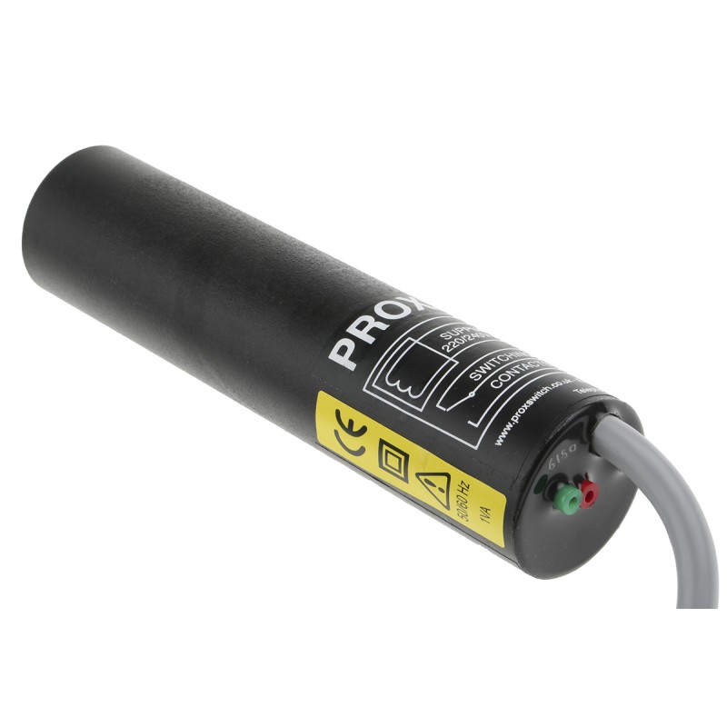 1 pcs - Tempatron Capacitive Barrel-Style Proximity Sensor, 25 mm Detection, 230 V ac, IP67