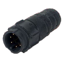 1 pcs - Switchcraft Circular Connector, 2 Contacts, Cable Mount, Plug, Male, IP68, IP69K, EN3 Series