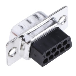 1 pcs - RS PRO D Sub Adapter Male 9 Way D-Sub to Female RJ45