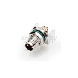 1 pcs - Amphenol Industrial Circular Connector, 3 Contacts, Panel Mount, M8 Connector, Plug, Male, IP68, M Series