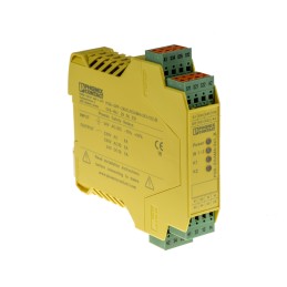 1 pcs - Phoenix Contact Dual-Channel Safety Switch/Interlock Safety Relay, 24V ac/dc, 3 Safety Contacts