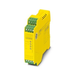 1 pcs - Phoenix Contact Dual-Channel Safety Switch/Interlock Safety Relay, 24V ac/dc, 3 Safety Contacts