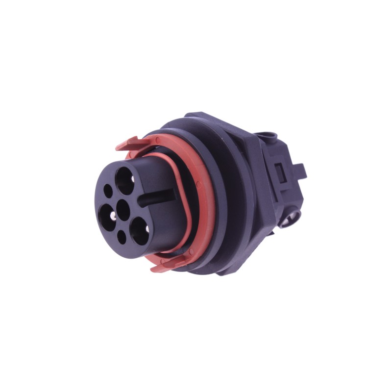 1 pcs - RS PRO Circular Connector, 3 Contacts, Panel Mount, M25 Connector, Plug, Male, IP67