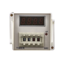 1 pcs - RS PRO Plug In Timer Relay, 100 - 240V ac, 1-Contact, 99.9s, 1-Function, SPDT
