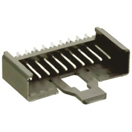 10 pcs - Lumberg Minimodul Series Right Angle Through Hole PCB Header, 4 Contact(s), 2.5mm Pitch, 1 Row(s), Shrouded