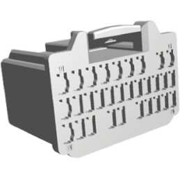 1 pcs - TE Connectivity, MULTILOCK 40 III Automotive Connector Plug 31 Way