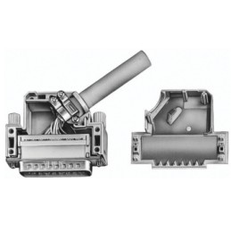 1 pcs - TE Connectivity AMPLIMITE Series Polymer Angled D Sub Backshell, 15 Way