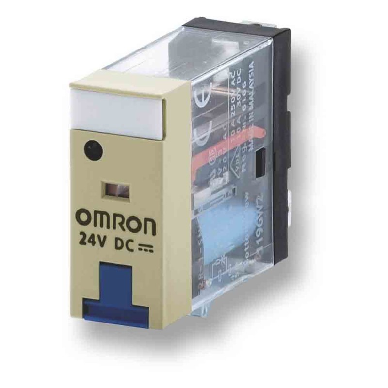 1 pcs - Omron Non-Latching Relay, 12V dc Coil, 5A Switching Current, DPDT