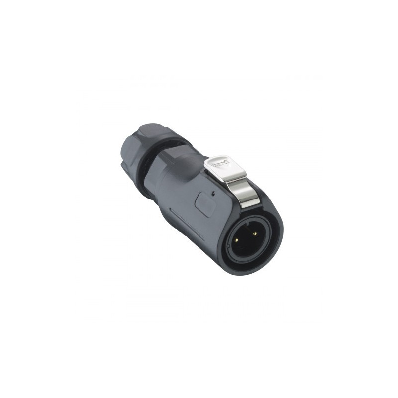 1 pcs - Lumberg Circular Connector, 5 Contacts, Cable Mount, Plug, Male, IP67, 02 Series