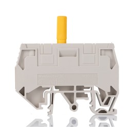 1 pcs - Weidmuller W Series Brown Disconnect Terminal Block, Single-Level, Screw Termination