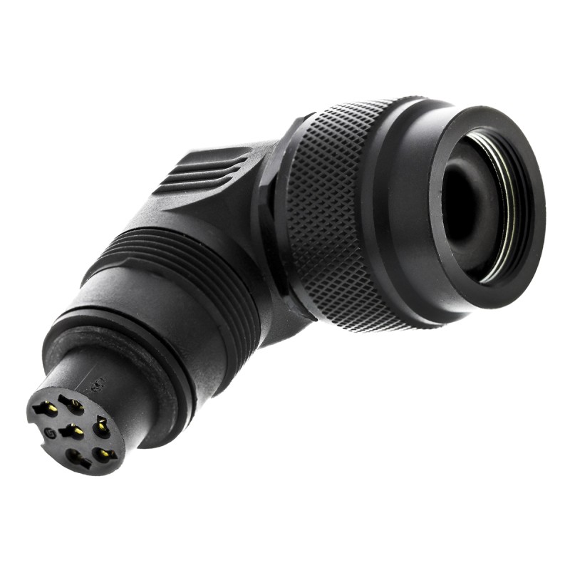 50 pcs - Binder Circular Connector, 6 Contacts, Cable Mount, M16 Connector, Socket, Female, IP67, 723 Series