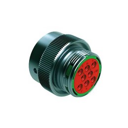 1 pcs - Amphenol Industrial Circular Connector, 8 Contacts, Cable Mount, Plug, Male, IP67, IP69K, Duramate AHDM Series