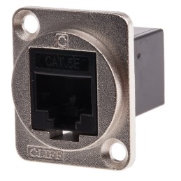 1 pcs - RS PRO RJ45 Feedthrough Connector, Cat5e, UTP