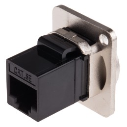 1 pcs - RS PRO RJ45 Feedthrough Connector, Cat5e, UTP
