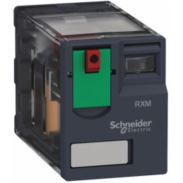 1 pcs - Schneider Electric Plug In Power Relay, 110V dc Coil, 12A Switching Current, DPDT