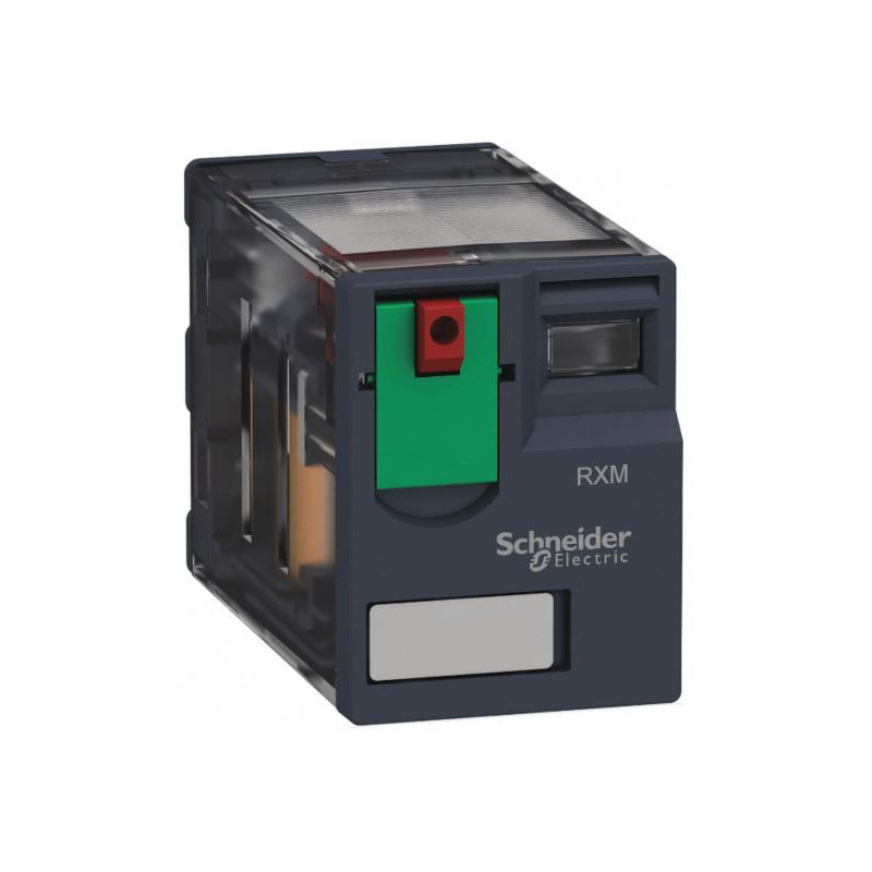 1 pcs - Schneider Electric Plug In Power Relay, 110V dc Coil, 12A Switching Current, DPDT