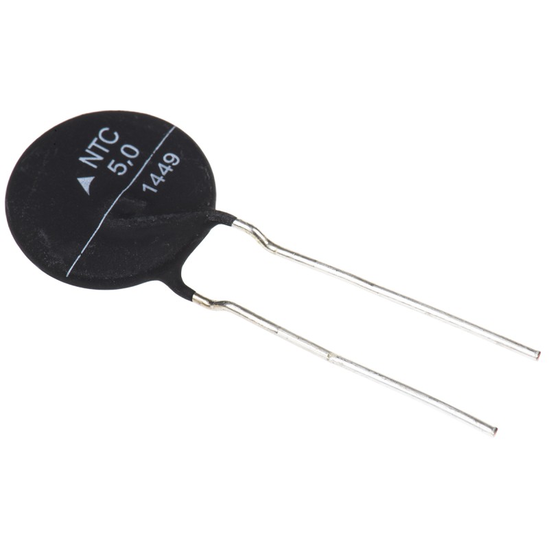 1 pcs - EPCOS Thermistor, 5Ω Resistance, NTC Type, 21 x 7mm