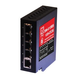 1 pcs - RS PRO DIN Rail Mount Ethernet Switch, 5 RJ45 Ports, 1000Mbit/s Transmission, 5 - 30V dc
