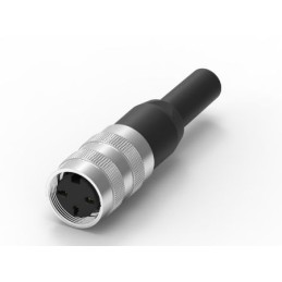 1 pcs - RS PRO 3 Pole Din, 5A, 250 V IP40, Screw Lock, Female, Cable Mount