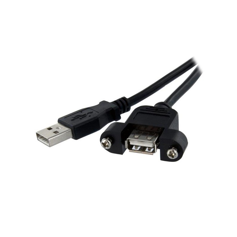 1 pcs - StarTech.com USB 2.0 Cable, Male USB A to Female USB A Cable, 0.6m