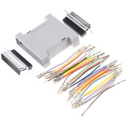 1 pcs - RS PRO D Sub Adapter Male 25 Way D-Sub to Female 25 Way D-Sub