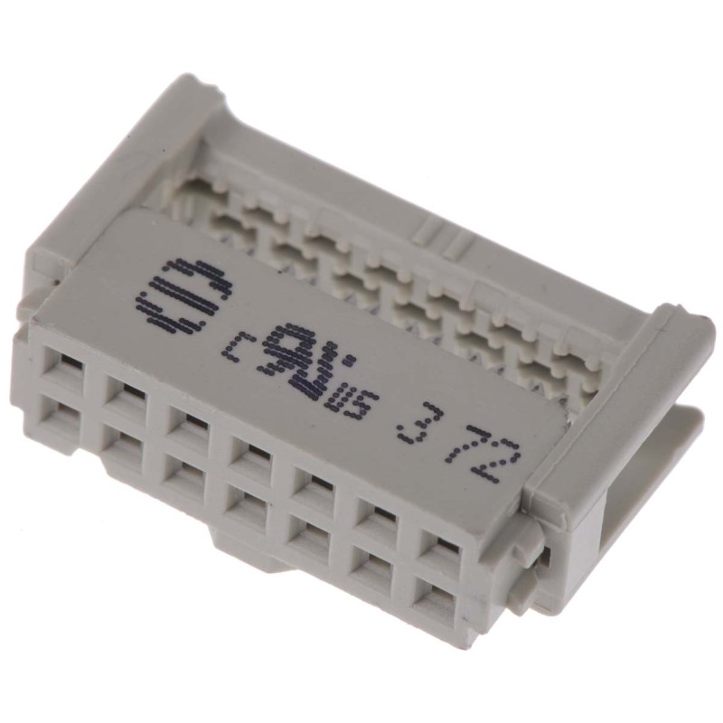 1 pcs - Harting 14-Way IDC Connector Socket for Cable Mount, 2-Row