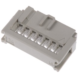 1 pcs - Harting 14-Way IDC Connector Socket for Cable Mount, 2-Row