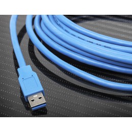 1 pcs - RS PRO USB 3.0 Cable, Male USB A to Female USB A USB Extension Cable, 5m