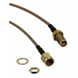 1 pcs - RS PRO Male SMA to SMA Coaxial Cable, 152mm, RG316 Coaxial, Terminated