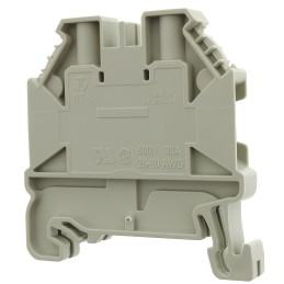 10 pcs - Wieland WT 4 Series Grey Feed Through Terminal Block, Single-Level, Screw Termination, ATEX