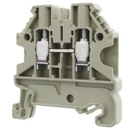 10 pcs - Wieland WT 4 Series Grey Feed Through Terminal Block, Single-Level, Screw Termination, ATEX