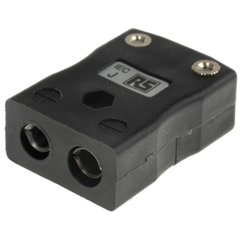 1 pcs - RS PRO Quickwire Thermocouple Connector for Use with Type J Thermocouple, Standard Size, IEC Standard