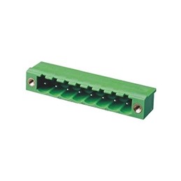 10 pcs - RS PRO 5.08mm Pitch 4 Way Right Angle Pluggable Terminal Block, Header, Through Hole, Solder Termination