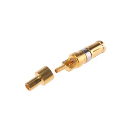 1 pcs - RS PRO Female Solder D-Sub Connector Coaxial Contact, Gold over Nickel Coaxial
