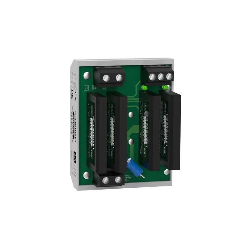 1 pcs - Crouzet GNRD-0 Series Solid State Relay, 6 A rms Load, DIN Rail Mount, 36 Vrms Load