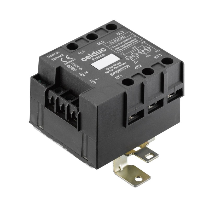 1 pcs - Celduc SG9-SV9-SW9 Series Solid State Relay, 4.5 A rms Load, DIN Rail Mount, 500 V ac Load, 30 V Control