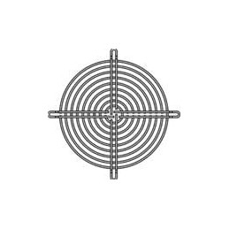 1 pcs : 109-1139 - Fan Accessories 136mm Fan Finger Guard, Impeller Side/Nameplate Side, Silver