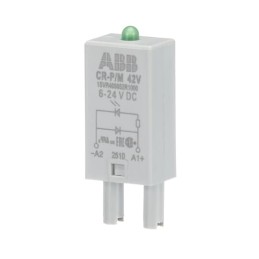 1 pcs - ABB CR-P 6 - 24V dc Plug In Relay Socket, for use with CR-P Series PCB Relays