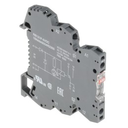 1 pcs - ABB R600 Series Interface Relay, DIN Rail Mount, 5V dc Coil, SPDT, 6A Load
