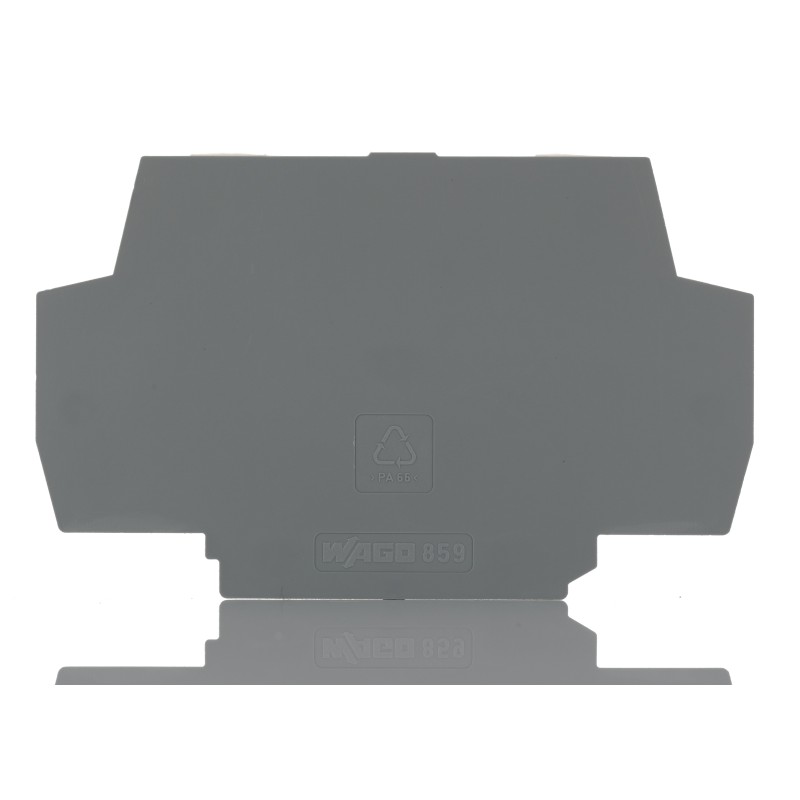 1 pcs - Wago 859 Series End and Intermediate Plate for Use with 859 Series Relay and Optocoupler Modules
