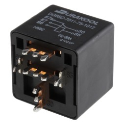 1 pcs - Durakool PCB Mount Power Relay, 12V dc Coil, 80A Switching Current, SPDT
