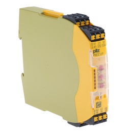 1 pcs - Pilz Dual-Channel Safety Switch Safety Relay, 24V dc, 3 Safety Contacts