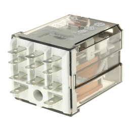 1 pcs - Finder Plug In Power Relay, 230V ac Coil, 16A Switching Current, 3PDT