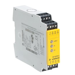 1 pcs - Wieland Dual-Channel Emergency Stop, Light Beam/Curtain, Safety Switch/Interlock Safety Relay, 24V ac/dc, 2 Safety