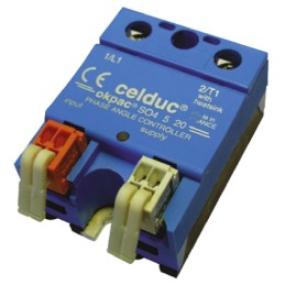 1 pcs - Celduc SO4 Series Solid State Relay, 50 A Load, Panel Mount, 480 V ac Load