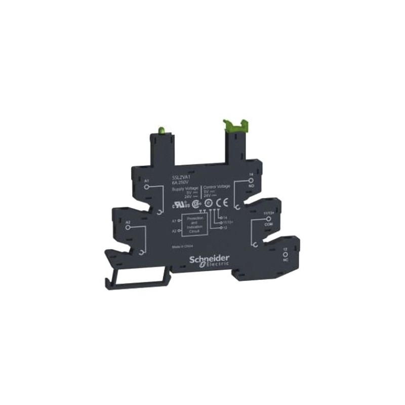 1 pcs - Schneider Electric Harmony Control &lt,250V dc Solid State Relay Mounting Kit, for use with SSL Relays