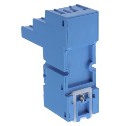 1 pcs - Finder 94 11 Pin 250V ac DIN Rail Relay Socket, for use with 55.33 Series Relay