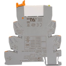 1 pcs - Phoenix Contact PLC-RPT- 48DC/21 Series Interface Relay, DIN Rail Mount, 48V dc Coil, SPDT, 1-Pole